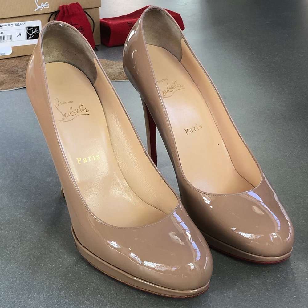Christian Louboutin New Simple Pumps Patent Pumps